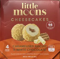 CARAMELISED BISCUIT & WHITE CHOCOLATE CHEESECAKE MOCHI
