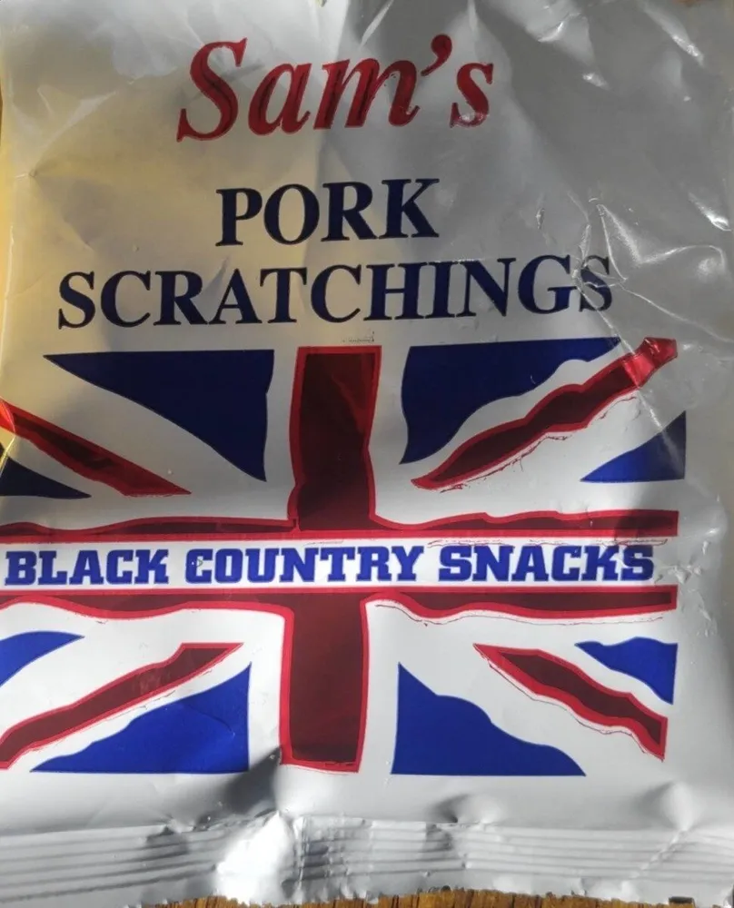 Sam's pork scratchings