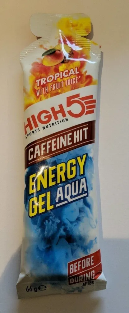 Energy Gel Aqua Caffeine Hit Tropical