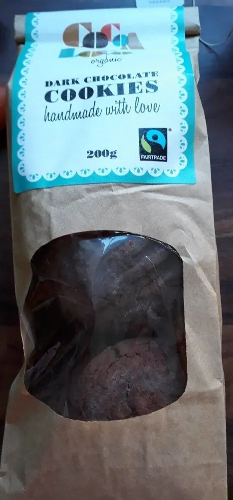 Dark chocolate cookies