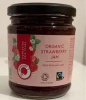 Organic strawberry jam