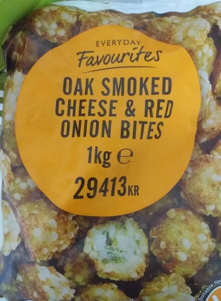 Oaksmocked cheese & red onion bites