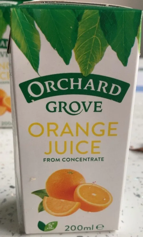 Orange juice from concentrate