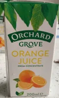 Orange juice from concentrate