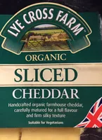 Organic sliced cheddar