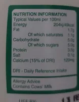 British Fresh Pasturised Semi-Skimmed Milk