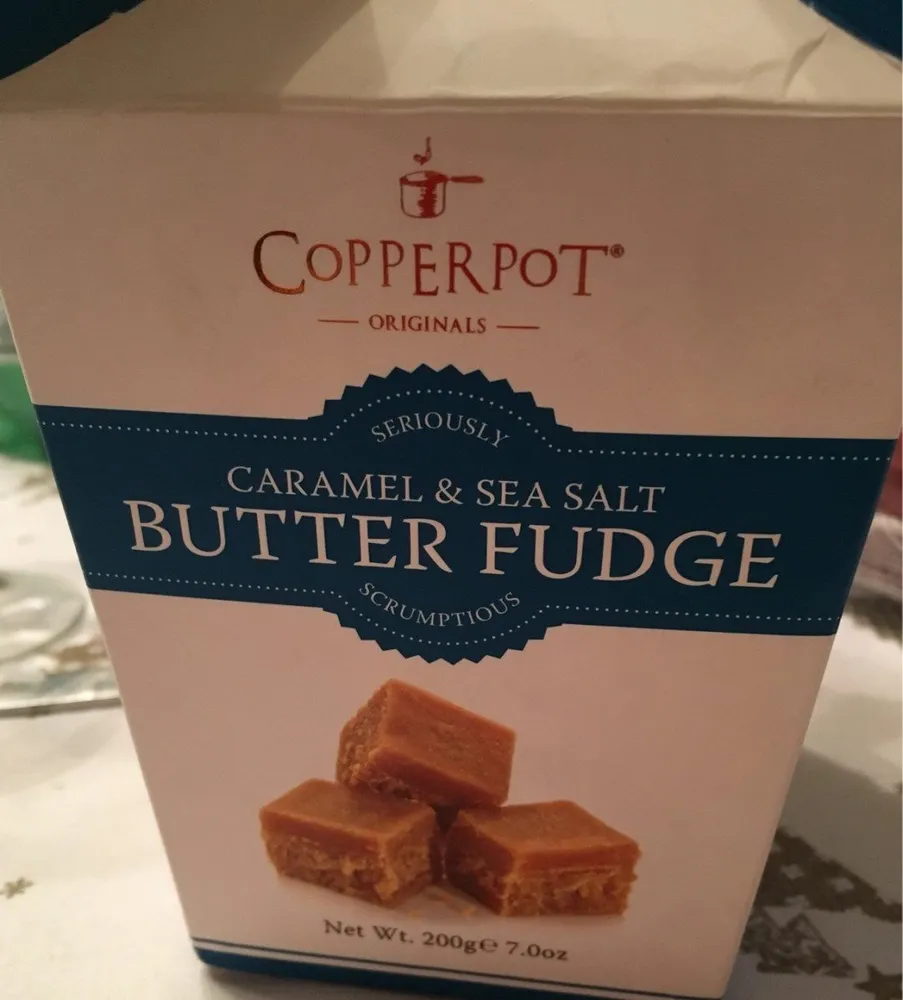 Caramel And Sea Salt Butter Fudge