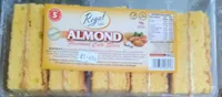 Almond flavoured cake slices