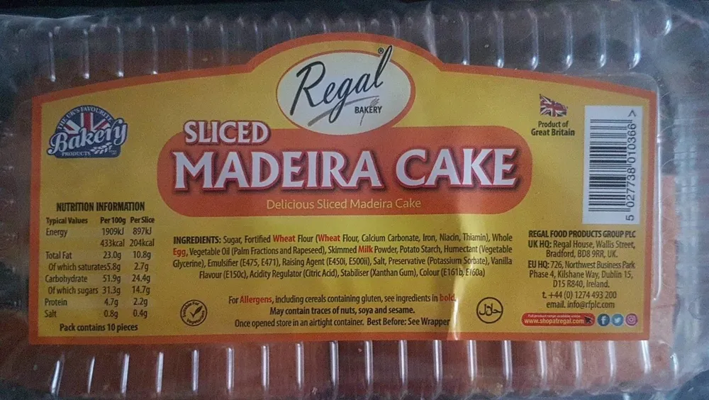 Madeira cakes