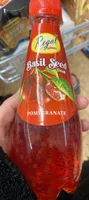 Basil seed drink pomegranate