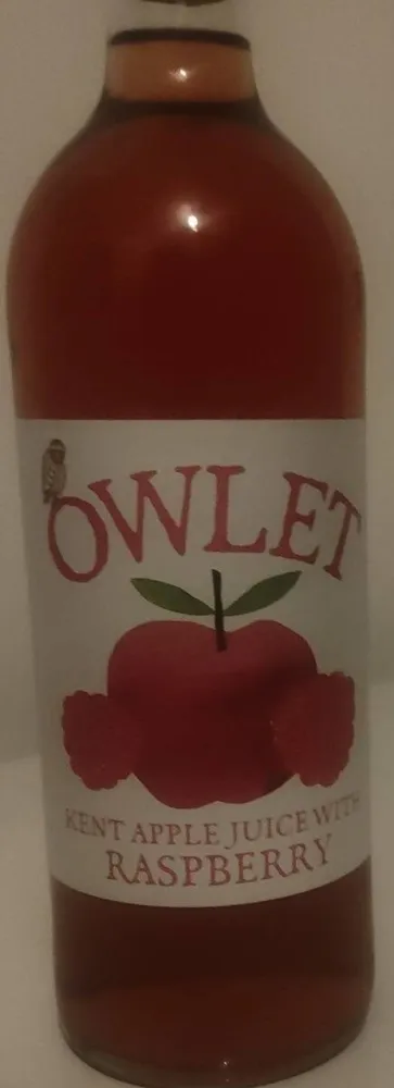 Kent apple juice with raspberry