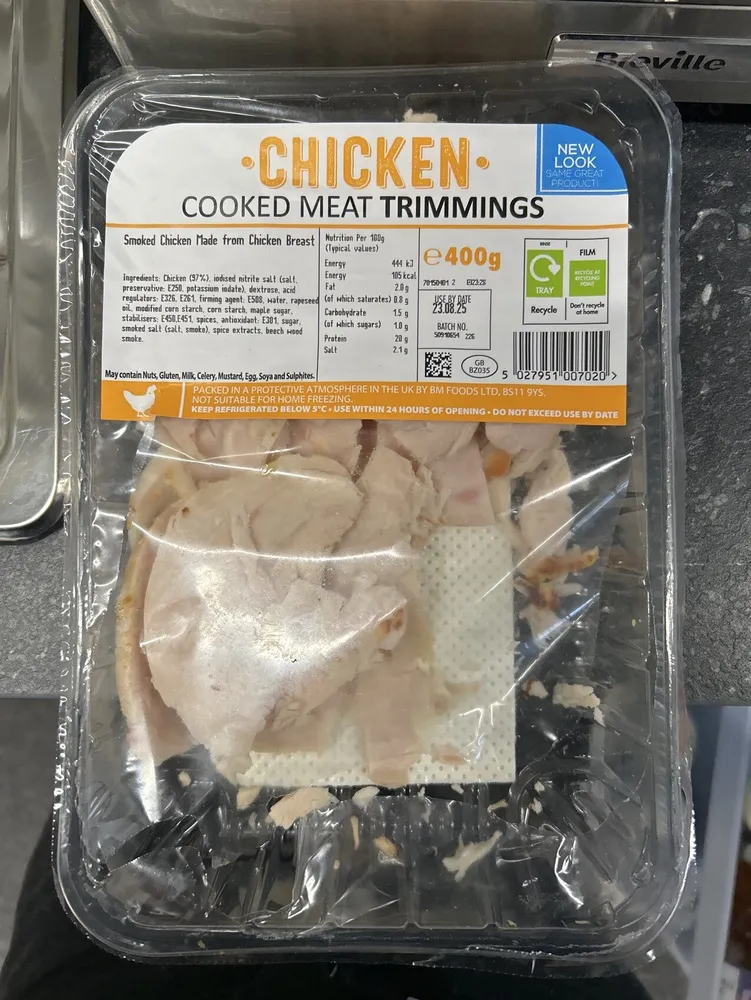 Cooked beef trimmings