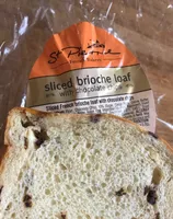 St Pierre Chocolate Chip Sliced Brioche Loaf 500G