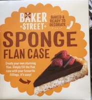 Sponge flan case