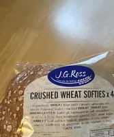 Crushed wheat softies