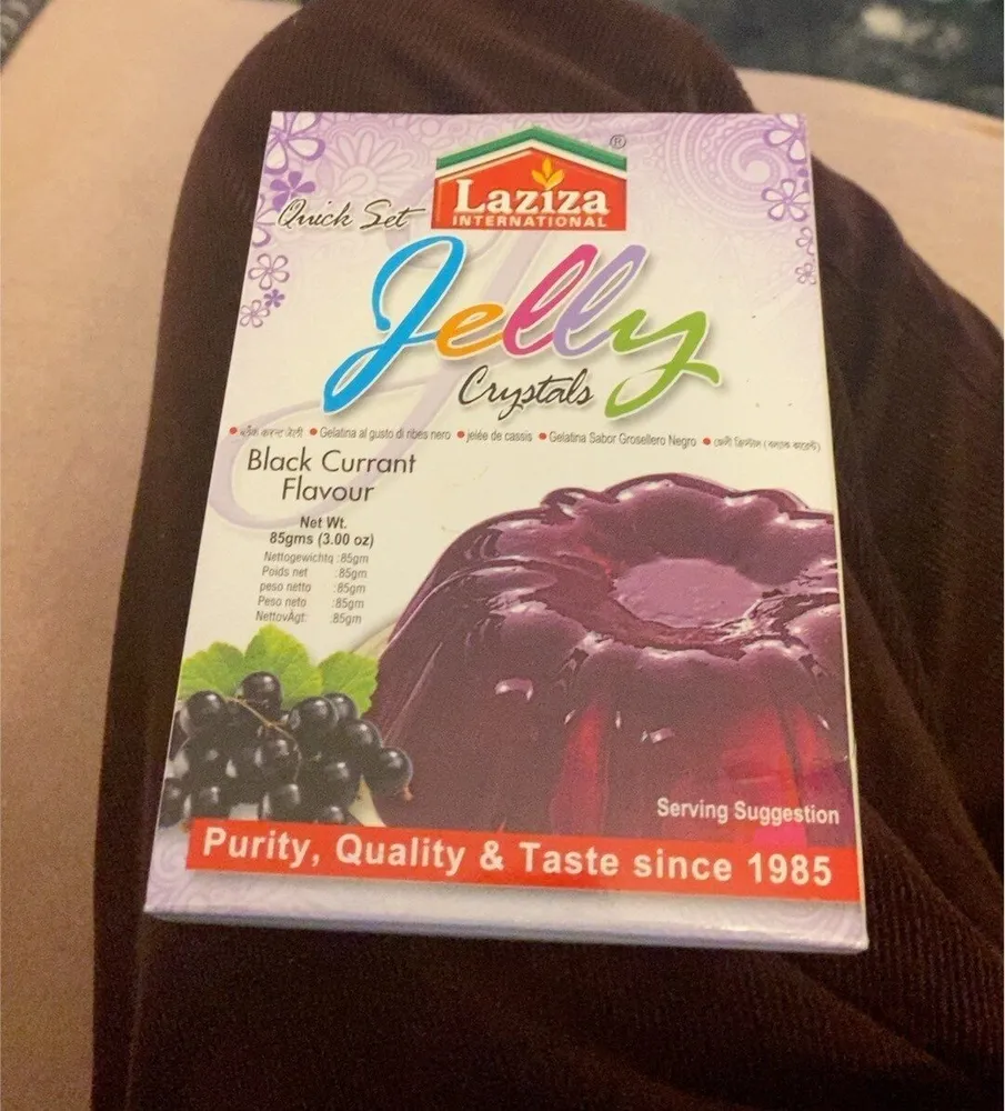 Jelly crystals black currant flavor Halal