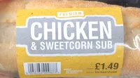 Chicken & sweetcorn sub