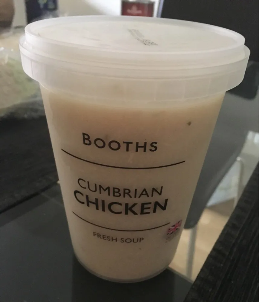 Cumbrian chicken fresh soup