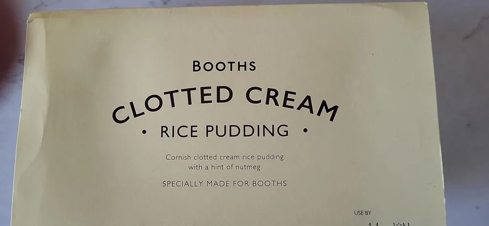 Clotted Cream Rice Pudding