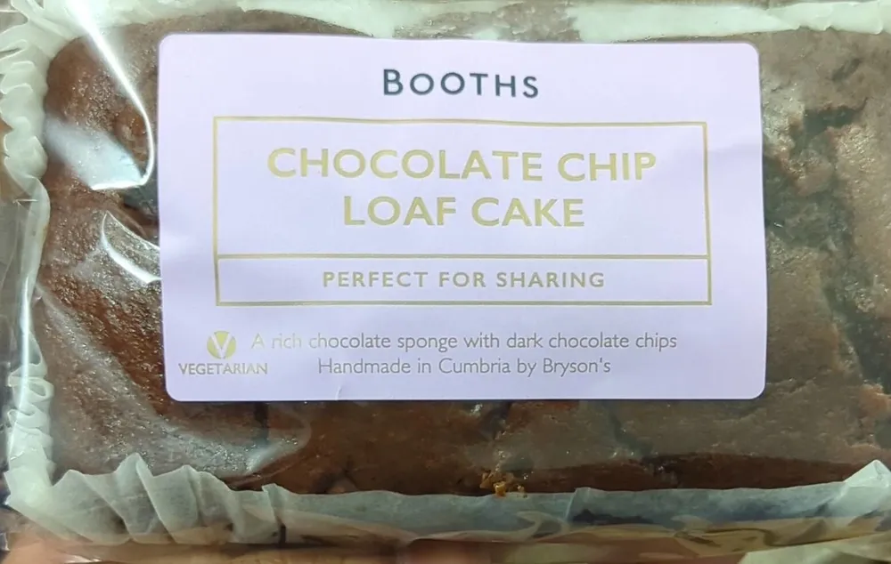 Chocolate chip loaf cake