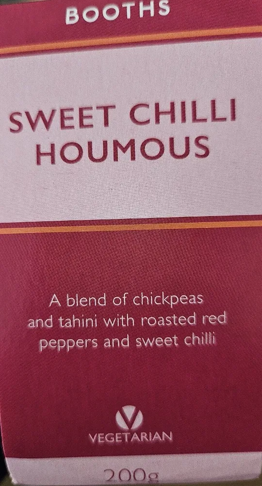 Sweet chilli houmous