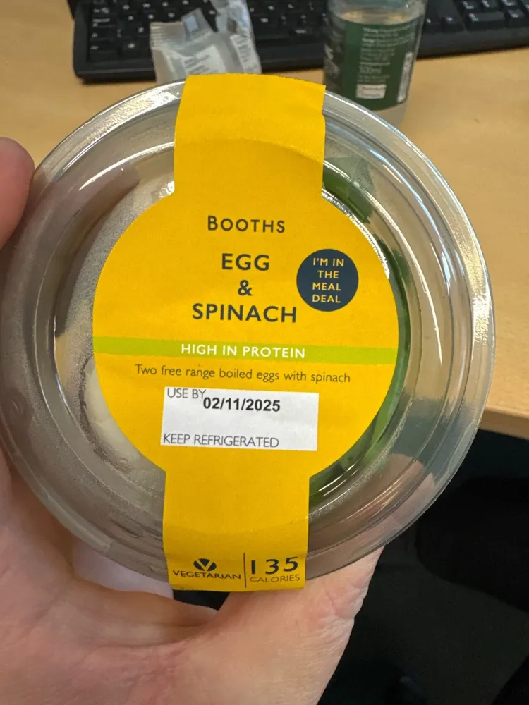 Egg & Spinach