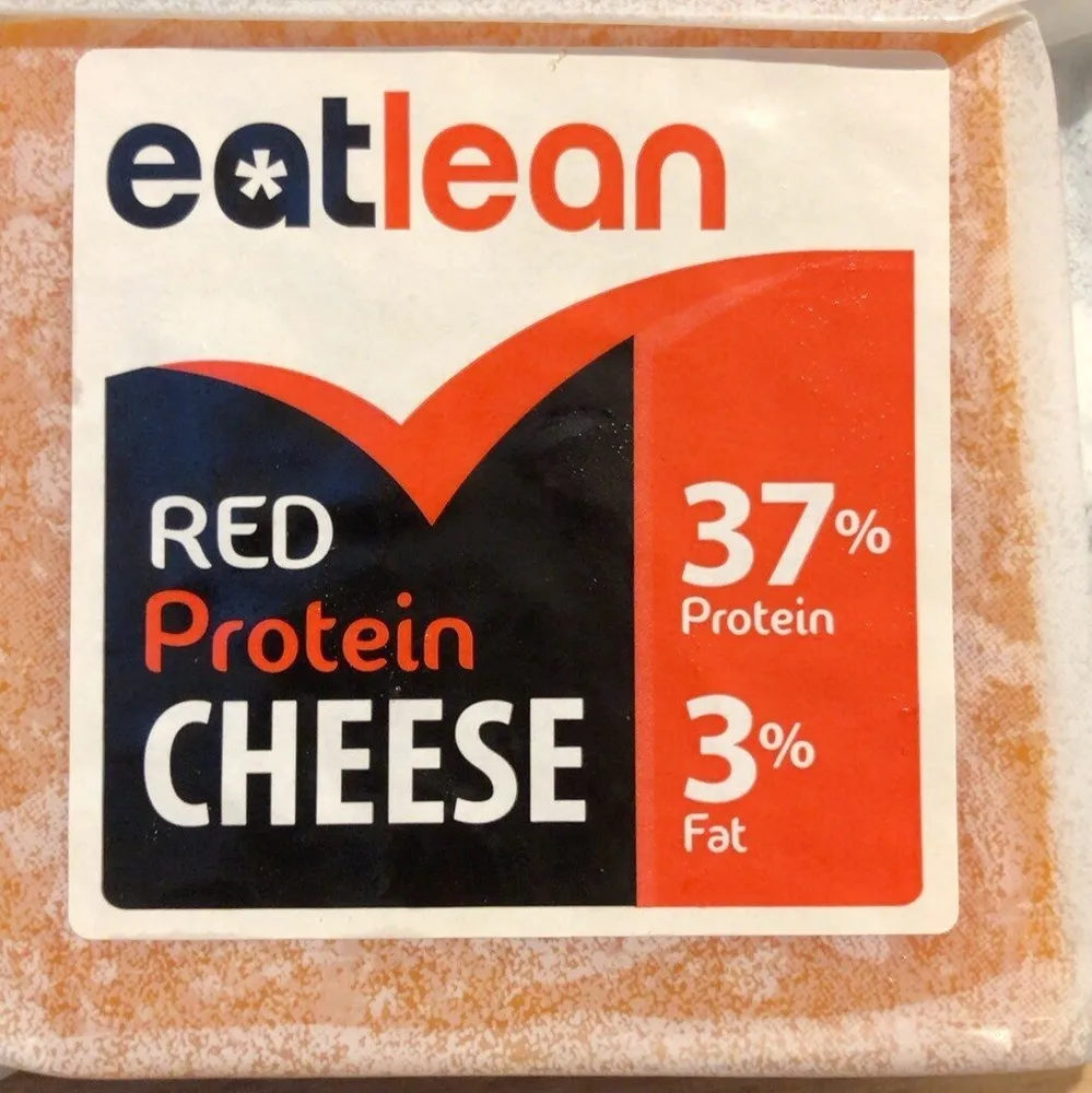 Red protein cheese