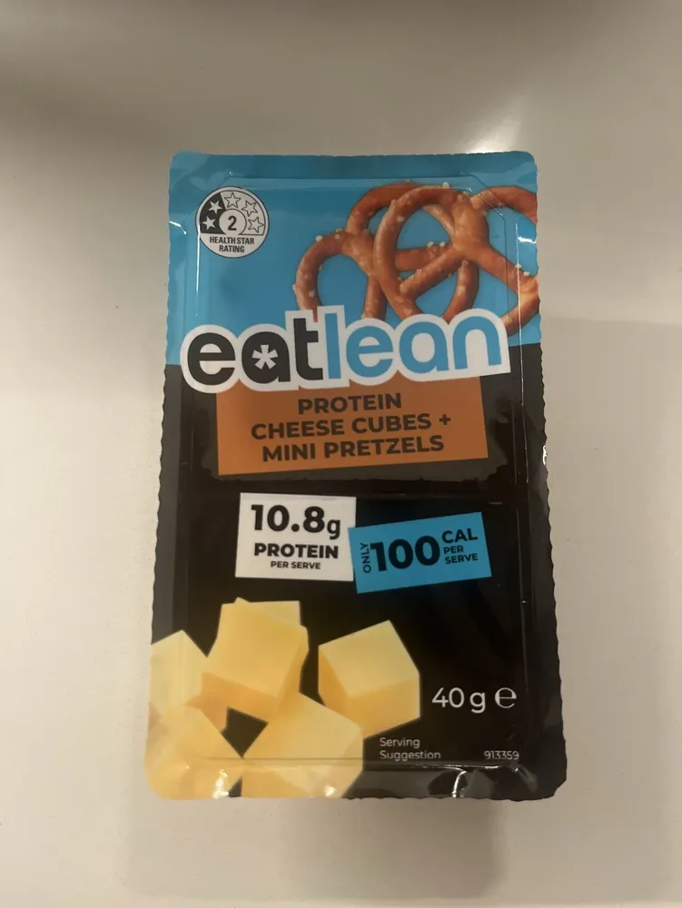 CHEESE CUBES + MINI PRETZELS
