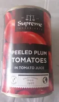 Peeled plum tomatoes