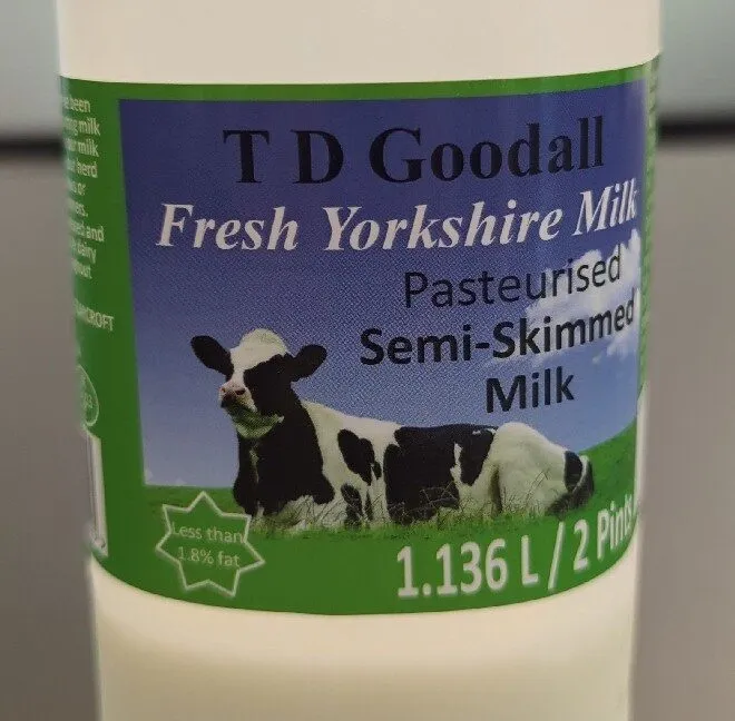 Semi skimmed milk