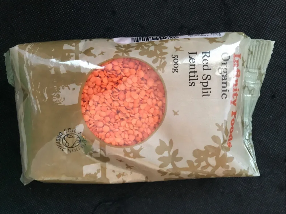 Red split lentils
