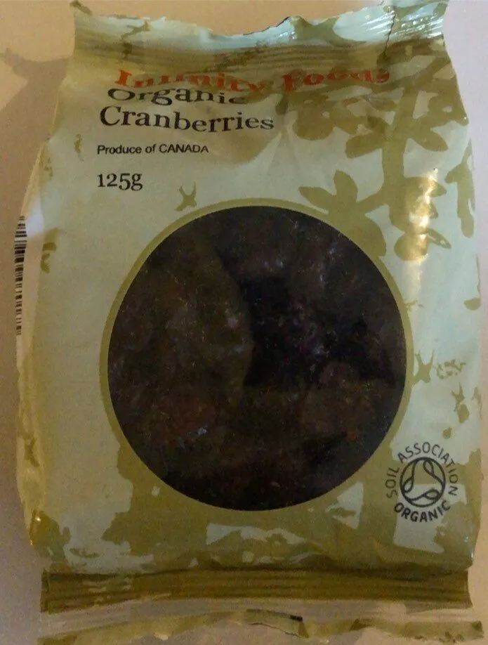 Organic cranberries
