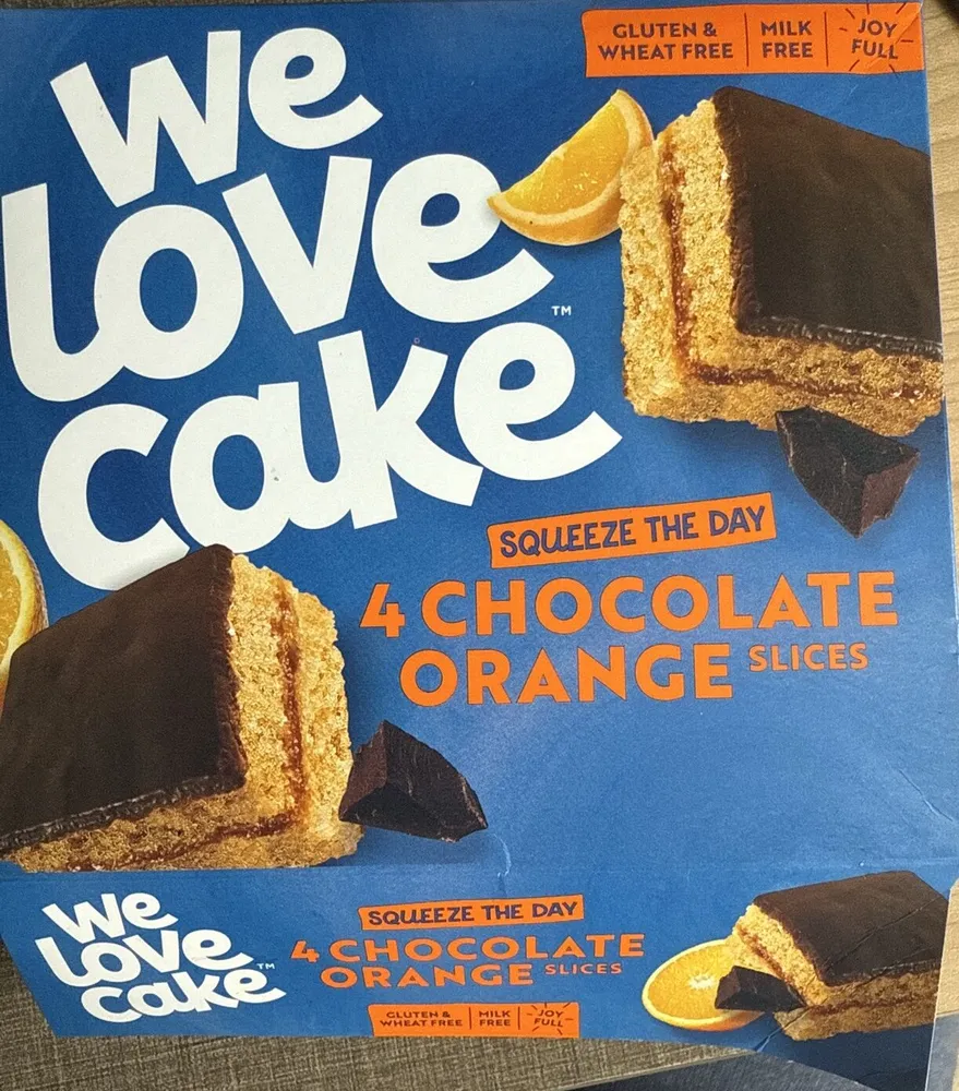 we Love cake GLUTEN & WHEAT FREE SQUEEZE THE DAY M