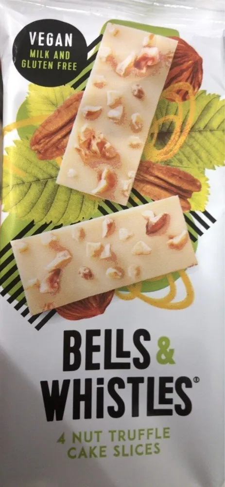 Nut Truffle cake slices