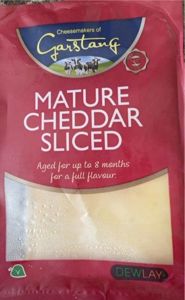 Mature cheddar sliced