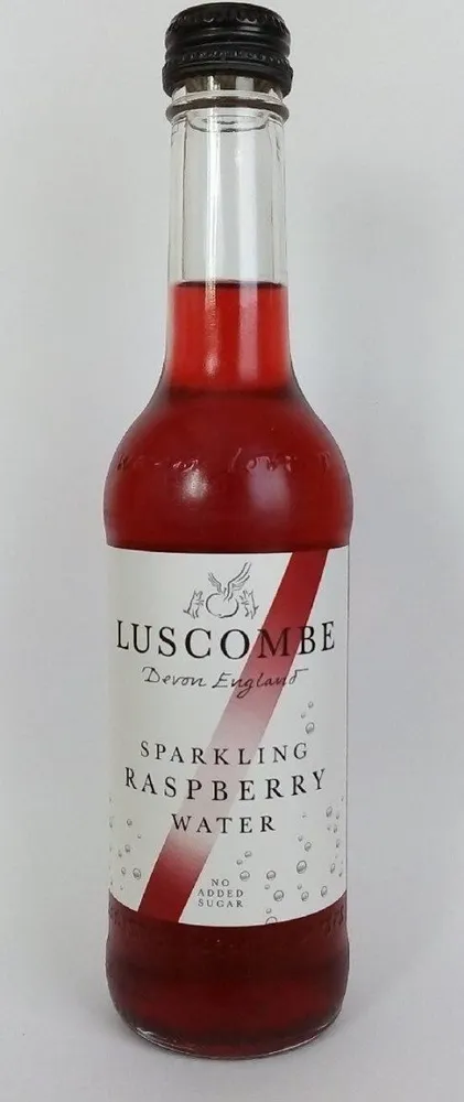 Sparkling raspberry water