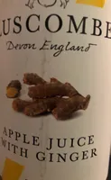 Apple juice with ginger