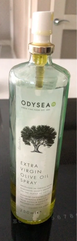Extra virgin olive oil spray
