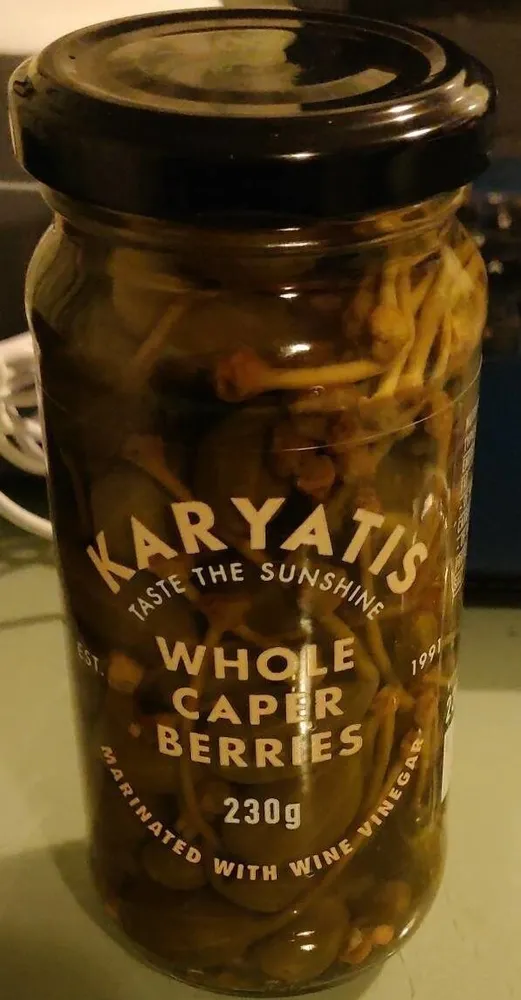 whole caper berries