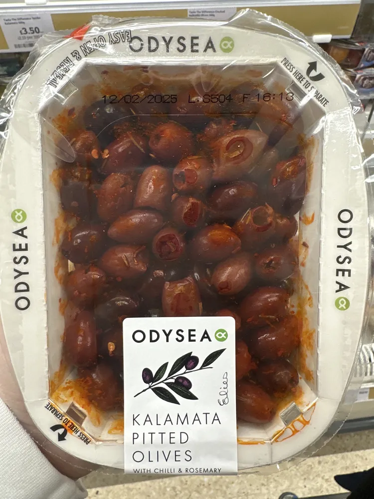 Kalamata Pitted Olives with Chilli & Rosemary