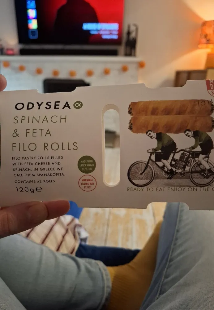 Spinach & Feta Filo Rolls