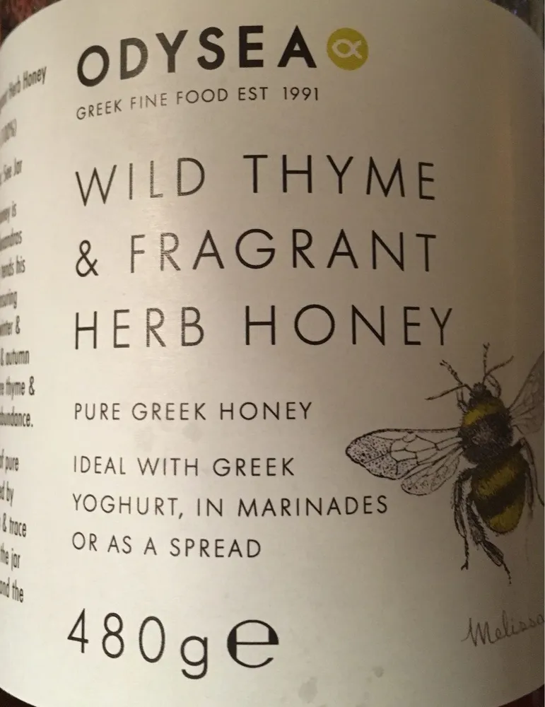Wild thyme & fragant herb honey