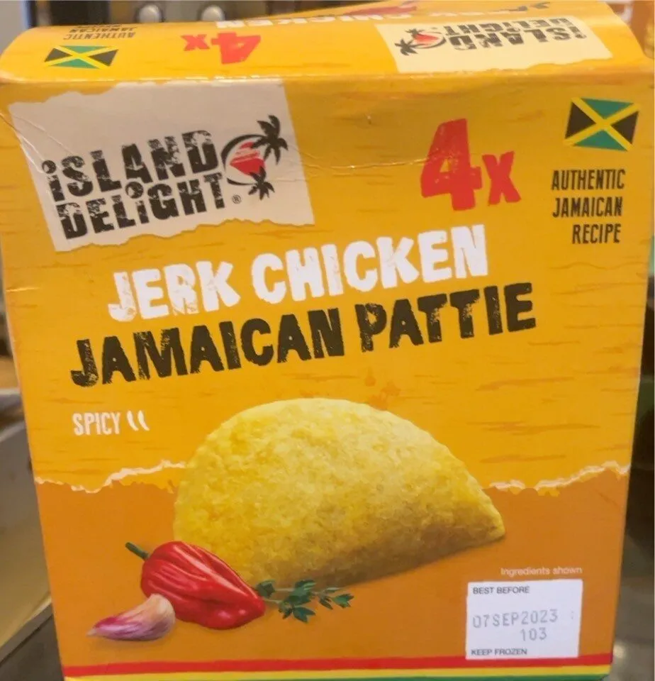 Iamaican jerk chicken pattie