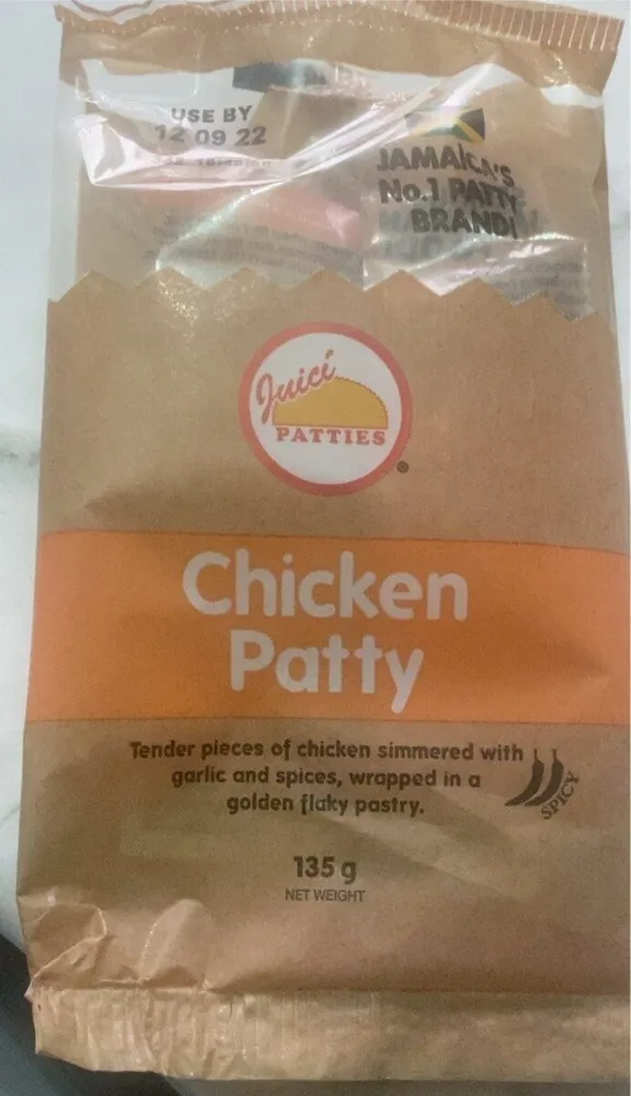 Chicken patty Jucci Patties