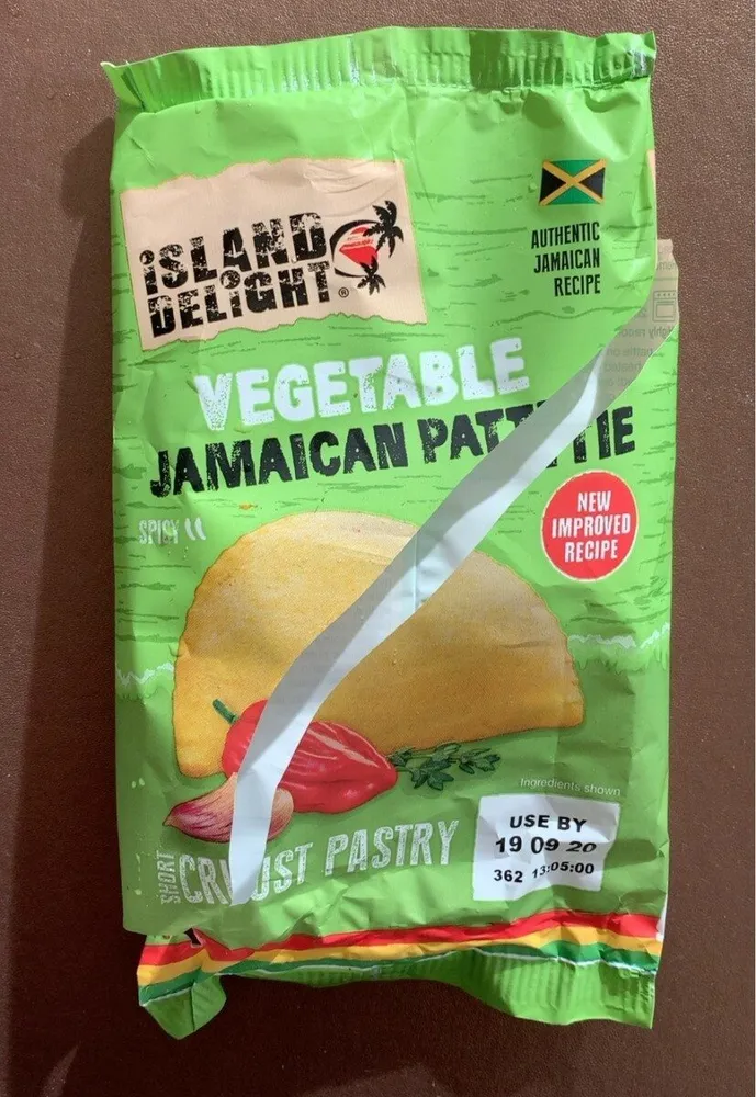 Vegetable Jamaican Pattie