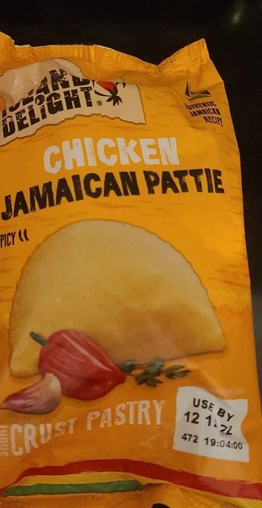 Chicken Jamaican Pattie