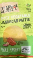 Spicy Vegetable Jamaican Patty