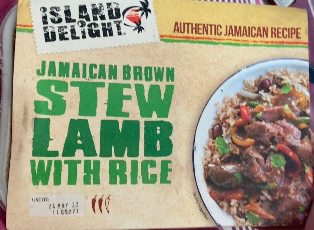 Jamaican brown stew lamb