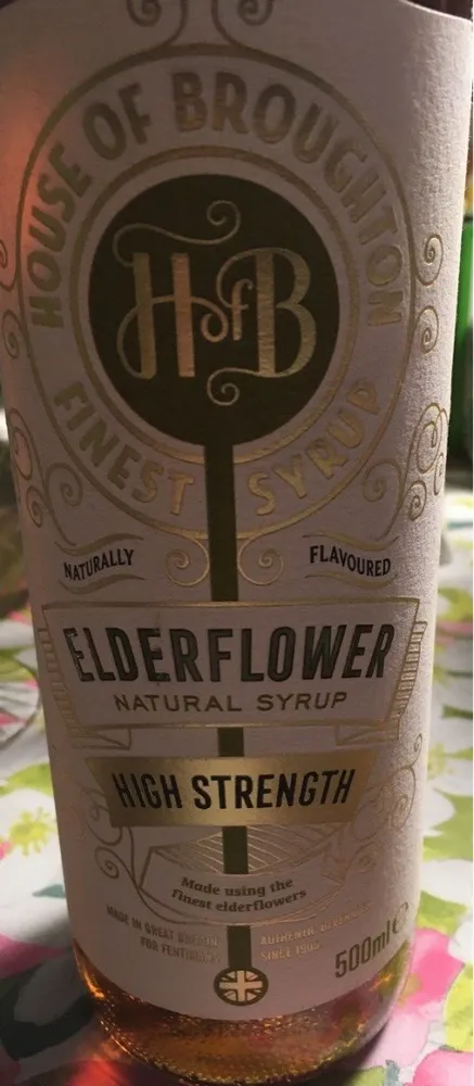 Elderflower syrup