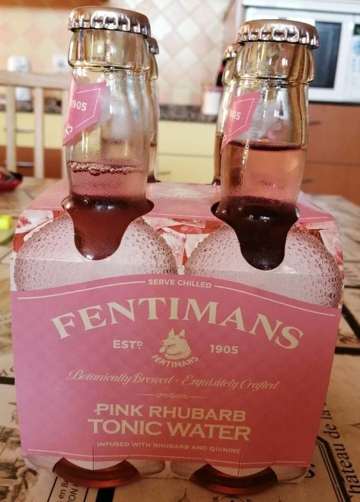 Pink Rhubarb Tonic Water